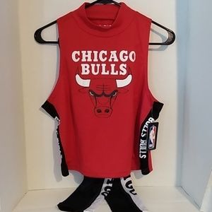 Women NBA Chicago Bulls 2 piece set